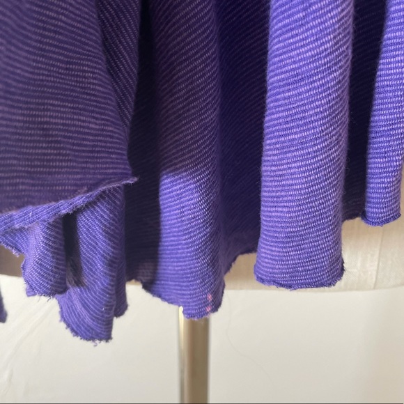 Free People Flowy Purple Racerback Top - Picture 4 of 7